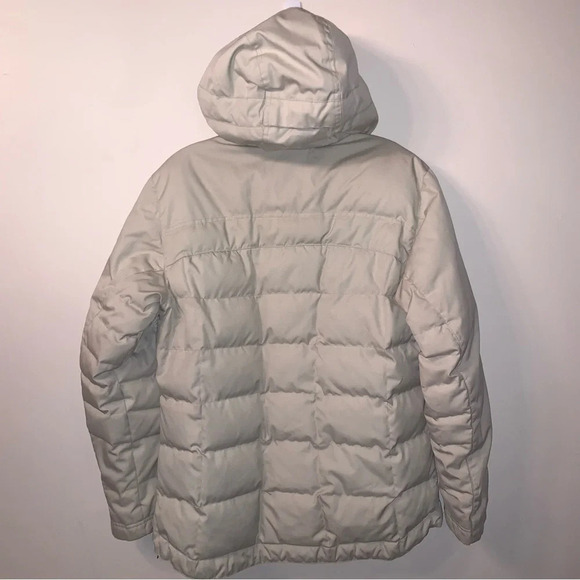 Sorel Cream Brown Winter Hooded Jacket Down Filled S - Picture 2 of 13